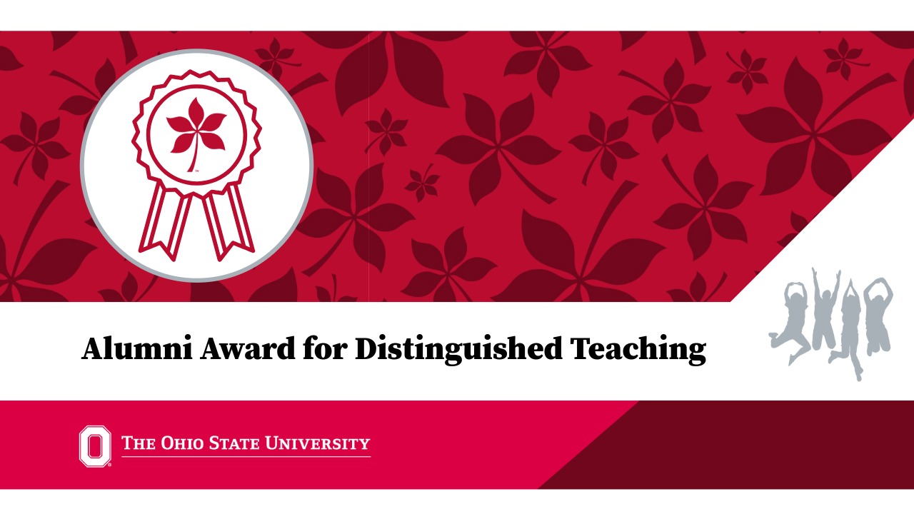 Alumni Award for Distinguished Teaching banner