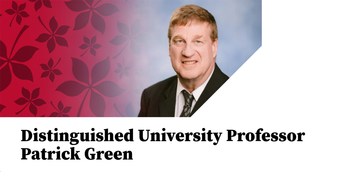 Distinguished University Professor Patrick Green