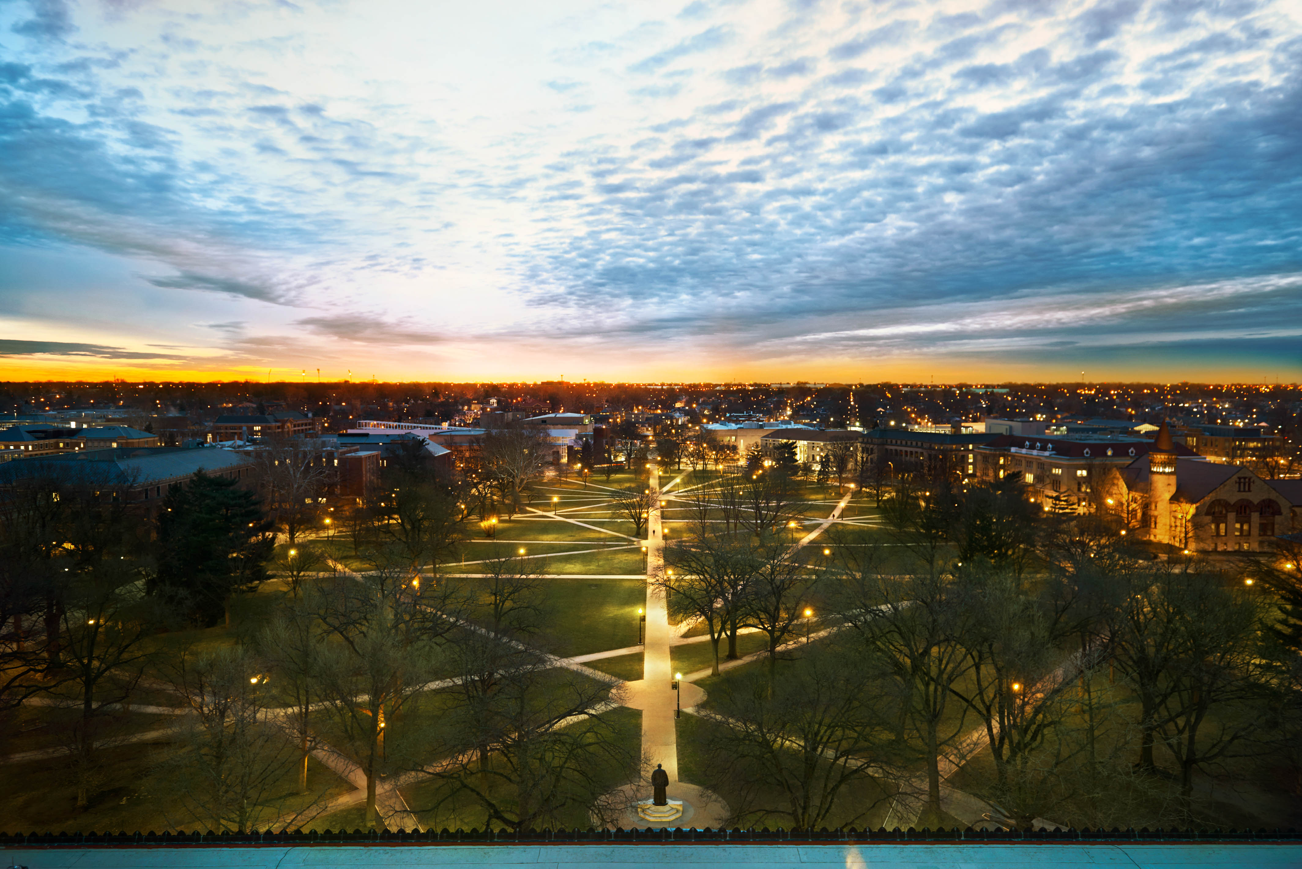 The Oval at dawn