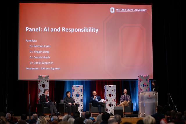 Panel discussion at the AI Fluency Forum