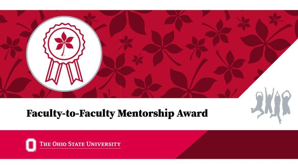 Faculty-to-Faculty Mentorship Award banner